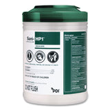 PDI® Sani-HP1 Germicidal Wipes, 5 x 6, Unscented, White, 275 Wipes/Canister (PDIP62572) Each