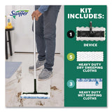 Swiffer® Sweep and Mop 2-in-1 Dry + Wet Floor Deluxe Mopping and Sweeping Kit, Silver Handle (PGC16413) Each
