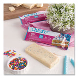 Quest® Protein Bars, Birthday Cake, 2.12 oz Bar, 12/Box (QCCQUN00596) Box of 12