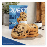 Quest® Gluten Free Protein Cookies, Chocolate Chip, 2.08 Pack, 12/Box (QCCQUN00609) Box of 12