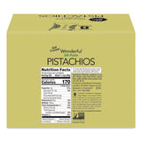 Wonderful® Pistachios, Salted Dill Pickle, 2.25 oz Bag, 8/Box (WPSPAR70232) Box of 8