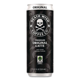 Death Wish Coffee Co. Original Latte Cold Brew Coffee, 11 oz Can, 12/Carton (DEWEWC34446) Case of 12