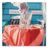 Heritage Healthcare Biohazard Printed Can Liners, Biohazard Infectious Waste, 16 gal, 1.3 mil, 24" x 32", Red, Flat Pack, 500/Carton (HERA4832PR) Case of 500