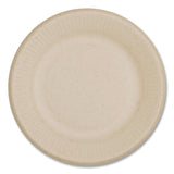 World Centric® Fiber Plates, 6" dia, Natural, 20/Pack (WORPLRTSCU6) Pack of 20