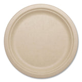 World Centric® Fiber Plates, 10" dia, Natural, 20/Pack (WORPLRTSCU10) Pack of 20