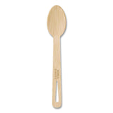 World Centric® Bamboo Cutlery, Medium Heavyweigh, Spoon, Paper, Natural, 24/Pack (WORSPBBR) Pack of 24