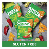 Quest® Chili Lime Tortilla Style Protein Chips, 1.1 oz Bag, 8/Carton (QCCQUN01028) Case of 8