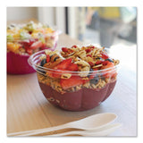 World Centric® PLA Salad Bowls, 16 oz, 5.4" dia x 2.7"h, Clear, Plastic, 450/Carton (WORSBCS16) Case of 450