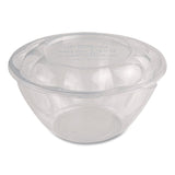 World Centric® PLA Salad Bowls, 32 oz, 6.7" dia x 3.3" h, Clear, Plastic, 600/Carton (WORSBCS32) Case of 600