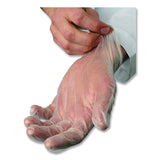 AMBITEX® V5101 Series Latex-Free Lightly Powdered Vinyl Gloves, Large, 3 mil Thick, 9" Long, Clear, 1,000/Carton (TXIVLG5101CT) Case of 1000