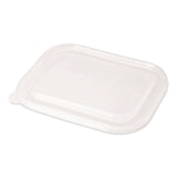 World Centric® PLA Lids for Fiber Containers, 6.3 x 8.2 x 0.5, Clear, Plastic, 400/Carton (WORTRLCS8) Case of 400