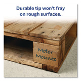 Avery® MARKS A LOT Large Desk-Style Permanent Marker, Broad Chisel Tip, Blue (AVE08886EA) Each