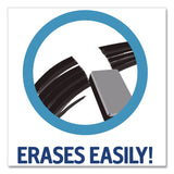 Avery® MARKS A LOT Desk-Style Dry Erase Markers, Broad Chisel Tip, Blue, Dozen (AVE24406DZ) 1 Dozen