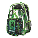 Bioworld® Minecraft Clear 5-Piece Backpack Set, 12 x 5 x 16, Clear/Multicolor (BWRB1Y6Q2SMNCPP) Each