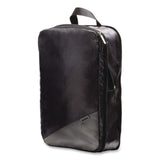 Brookstone® Two-Piece Compression Luggage Cubes, 10 x 7 x 1.25/14 x 10 x 1.25, Black (BKTBOLP0006) Each