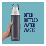 Brita® Stainless Steel Filtered Water Bottle. 20 oz, Carbon (CLO36447) Each
