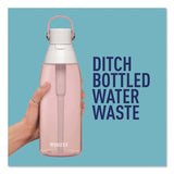 Brita® Plastic Filtered Water Bottle, 36 oz, Blush (CLO36525) Each