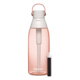 Brita® Plastic Filtered Water Bottle, 36 oz, Blush (CLO36525) Each