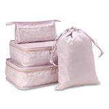 Bliss Four-Piece Packing Cube Set, Assorted Sizes, Pink (ILBSOAP0002) Each