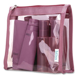 Bliss Travel Toiletry Bottle Set, Maroon (ILBSOBB0007) Each