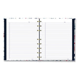 Blueline® NotePro Fashion Hard Cover Notebook, 1-Subject, Medium/College Rule, Tranquil Blooms Cover, (96) 9.25 x 7.25 Sheets (REDA9C01) Each