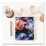 Blueline® NotePro Fashion Hard Cover Notebook, 1-Subject, Medium/College Rule, Midnight Floral Cover, (96) 9.25 x 7.25 Sheets (REDA9C02) Each