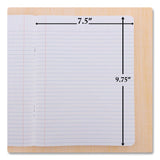 BAZIC® Products Composition Books, 1 Subject, Wide/Legal Rule, Black Marble Cover, (100) 9.75 x 7.5 Sheets (BAZ508) Each