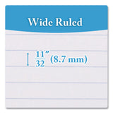 BAZIC® Products Spiral Notebooks, 1-Subject, Wide Rule, Assorted Color Covers, (70) 10.5 x 8 Sheets, 24/Carton (BAZ559) Case of 24