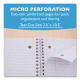 BAZIC® Products Spiral Notebooks, 1-Subject, Wide Rule, Assorted Color Covers, (70) 10.5 x 8 Sheets, 24/Carton (BAZ559) Case of 24