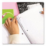 BAZIC® Products Spiral Notebooks, 1-Subject, Wide Rule, Assorted Color Covers, (70) 10.5 x 8 Sheets, 24/Carton (BAZ559) Case of 24