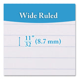 BAZIC® Products Spiral Notebooks, 5-Subject, Wide/Legal Rule, Randomly Assorted Color Cover, (150) 10.5 x 8 Sheets (BAZ580BAZIC) Each