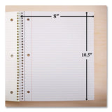 BAZIC® Products Spiral Notebooks, 5-Subject, Wide/Legal Rule, Randomly Assorted Color Cover, (150) 10.5 x 8 Sheets (BAZ580BAZIC) Each