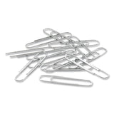 ACCO Paper Clips, #1, Smooth, Silver, 100 Clips/Box (ACC72380BX) Box of 100