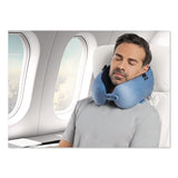 Brookstone® Flex Curve Neck Pillow, One Size Fits Most, Blue (BKTBCPP0002442) Each