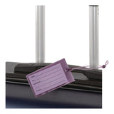 bugatti Bondstreet Luggage Tag, PVC, Purple (BUGTAC5414BSBLK) Each