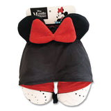 Bioworld® Minnie Mouse Hooded Neck Pillow, 11 x 3 x 10.5, Black/Red (BWRNPY621FDSYTA) Each