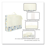 Bioworld® Floral Print Four-Piece Packing Cube Set, Assorted Sizes (BWRPAA8443PLBPP) Each