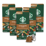 Starbucks® By NESPRESSO® House Blend Original Pods, 10/Pack, 5 Packs/Box, 50/Box (SBK109047) Box of 50