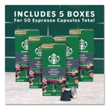Starbucks® By NESPRESSO® Espresso Roast Decaf Original Pods, 10/Pack, 5 Packs/Box, 50/Box (SBK109050) Box of 50