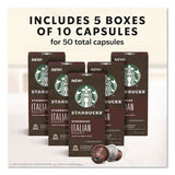 Starbucks® By NESPRESSO® Italian Roast Original Pod, 10/Pack, 5 Packs/Box (SBK123469) Box of 50