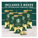 Starbucks® By NESPRESSO® Creamy Vanilla Original Pod, 10/Pack, 5 Packs/Box (SBK135893) Box of 50