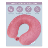 Bliss Terry Cloth Neck Pillow, Red (ILBSCPP0005662) Each