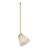 Rubbermaid® Commercial Super Stitch Cotton Looped End Wet Mop, 20 oz, White, 1" Headband, 6/Carton (RCP11206WH00CT) Case of 6