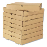 Karat® Corrugated Pizza Box, 14 x 14 x 2, Kraft, Cardboard, 50/Carton (KRTFPPBF14K) Case of 50