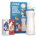 Cirkul® Flavor Water Bottle Kit, 22 oz, White (CIR850021373382) Each