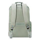 DELSEY PARIS Florence by Mills Carefree Carry Laptop Backpack, Fits Devices Up to 16.9", 12.5 x 7.25 x 17.5, Sage (DSYF4398061133) Each