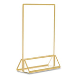 Excello Global Products® Acrylic Sign Holder with Gold Trim, 4 x 6 Insert (EXOSGNHGT4X6) Each