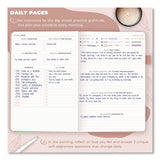 Clever Fox® Self-Care Journal, Undated 90-Day Daily/Weekly/Monthly Format, Light Pink Cover, 8.3 x 5.8 Sheets (LFXOGA9GL3V1E) Each