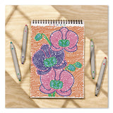 Lifelines® FlowArt Dot-By-Letter Coloring Book, Botanic, with 4 Double-Sided Markers, All Ages, 20 Sheets (LLN165005) Each