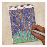 Lifelines® FlowArt Dot-By-Letter Coloring Book, Landscapes, with 4 Double-Sided Markers, All Ages, 20 Pages (LLN165008) Each